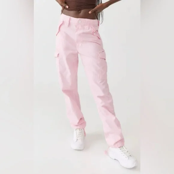 Urban Outfitters Pants Jumpsuits Urban Outfitters Pink Cargo